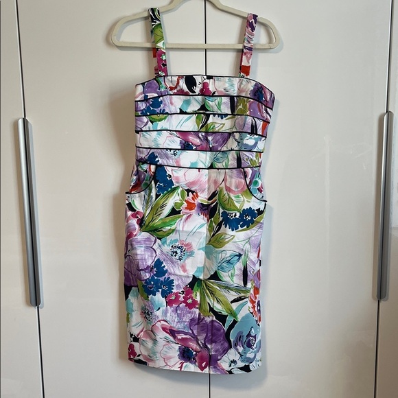 Spense Dresses & Skirts - NWOT Spense Cotton Floral Strappy Midi Dress pockets Multicolor, Size 10